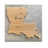 Wooden Louisiana Cutting Board
