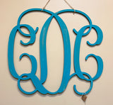 Wooden Custom 3-Letter Monogram
