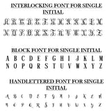 Mug - Initial in Laurels
