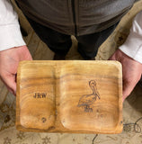 Pelican Etched Wood Valet Tray