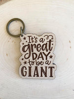 Keyring/Bagtag - It's a Great Day to be a GIANT