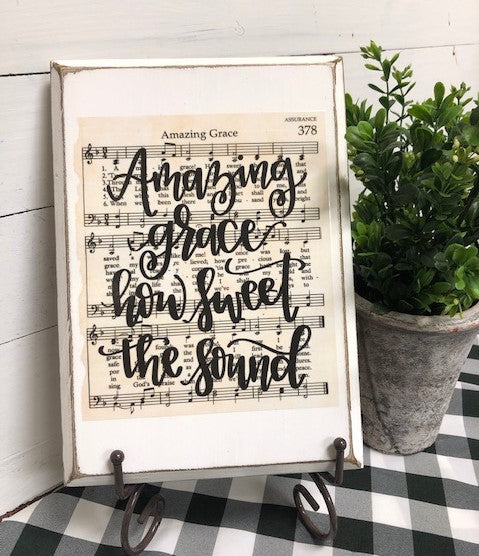 Hymn Board - Amazing Grace