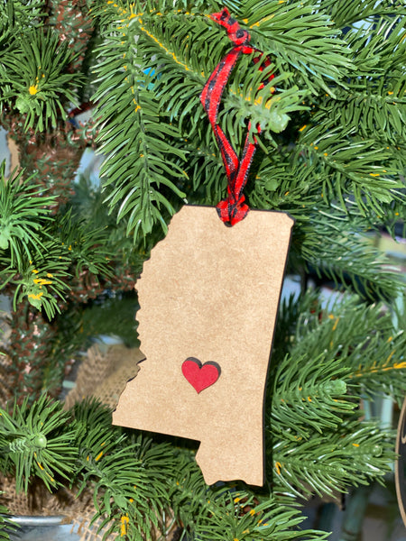Custom Christmas Ornament - Mississippi