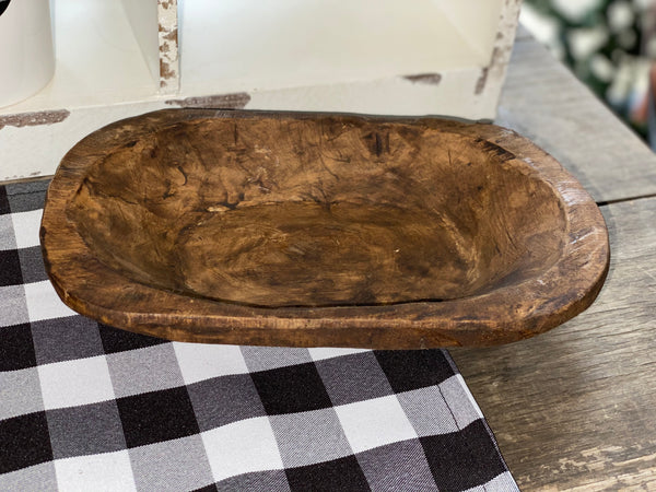 Wooden Bread Bowl - Small