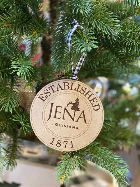 Custom Christmas Ornament - Jena Established