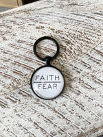 Pendant Keyring-Faith over Fear