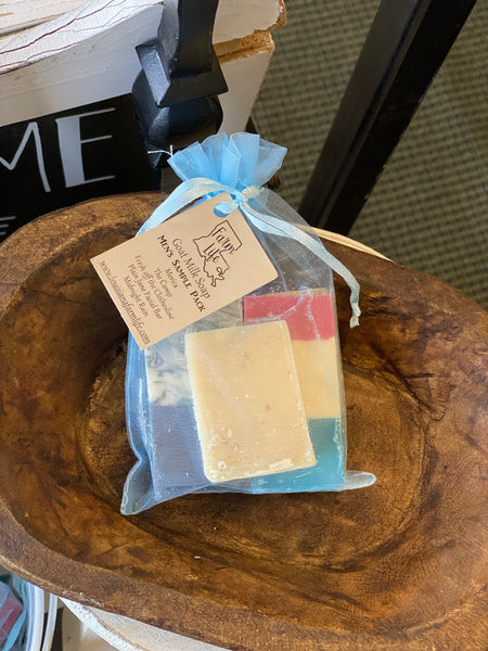 Goat Milk Soap-Men’s Sample Pack