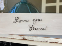 Custom Handwritten Sign