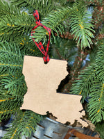 Custom Christmas Ornament - Louisiana