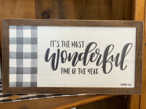 “It’s the Most Wonderful Time of the Year” Sign