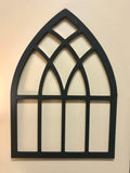 Wooden Cathedral Arch Window
