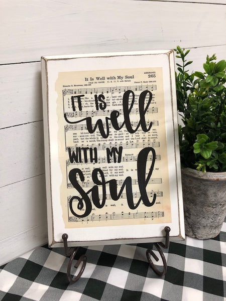 Hymn Board - It Is Well With My Soul!